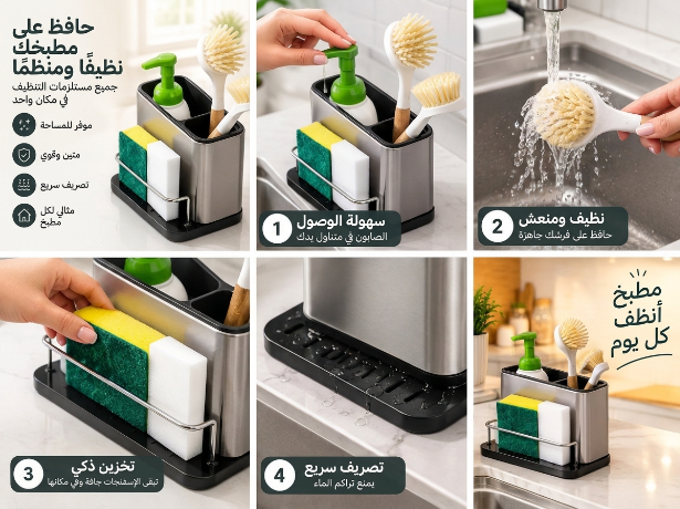Stainless Steel Sink Storage Rack
