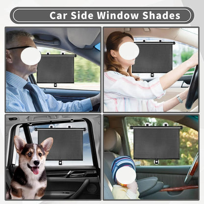Retractable Car Window Sun Shades