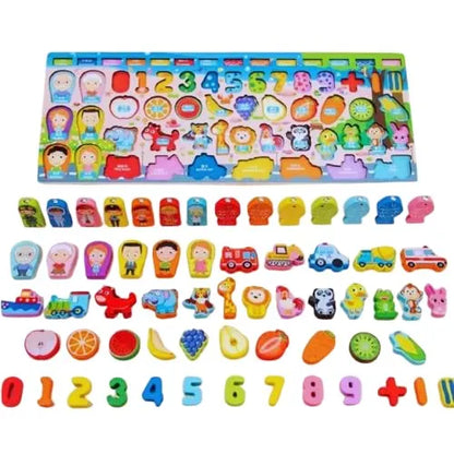 KidzLearn - 6-in-1 Traffic Matching & Counting Board