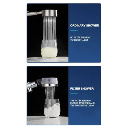 High Pressure Turbocharged Shower Hea