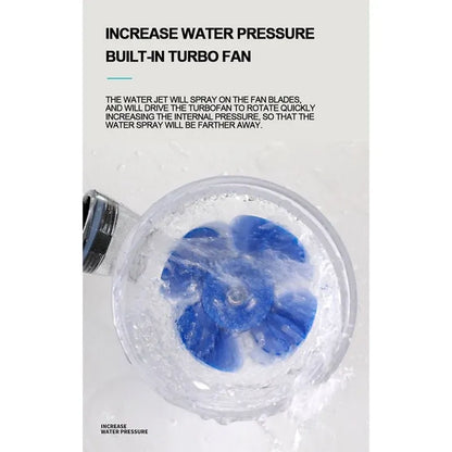 High Pressure Turbocharged Shower Hea